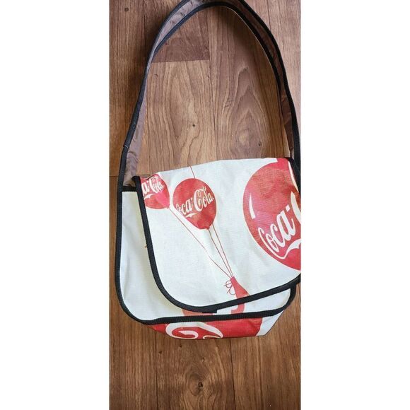 Authentic Coca Cola Recycled Banner Bag - Picture 1 of 5
